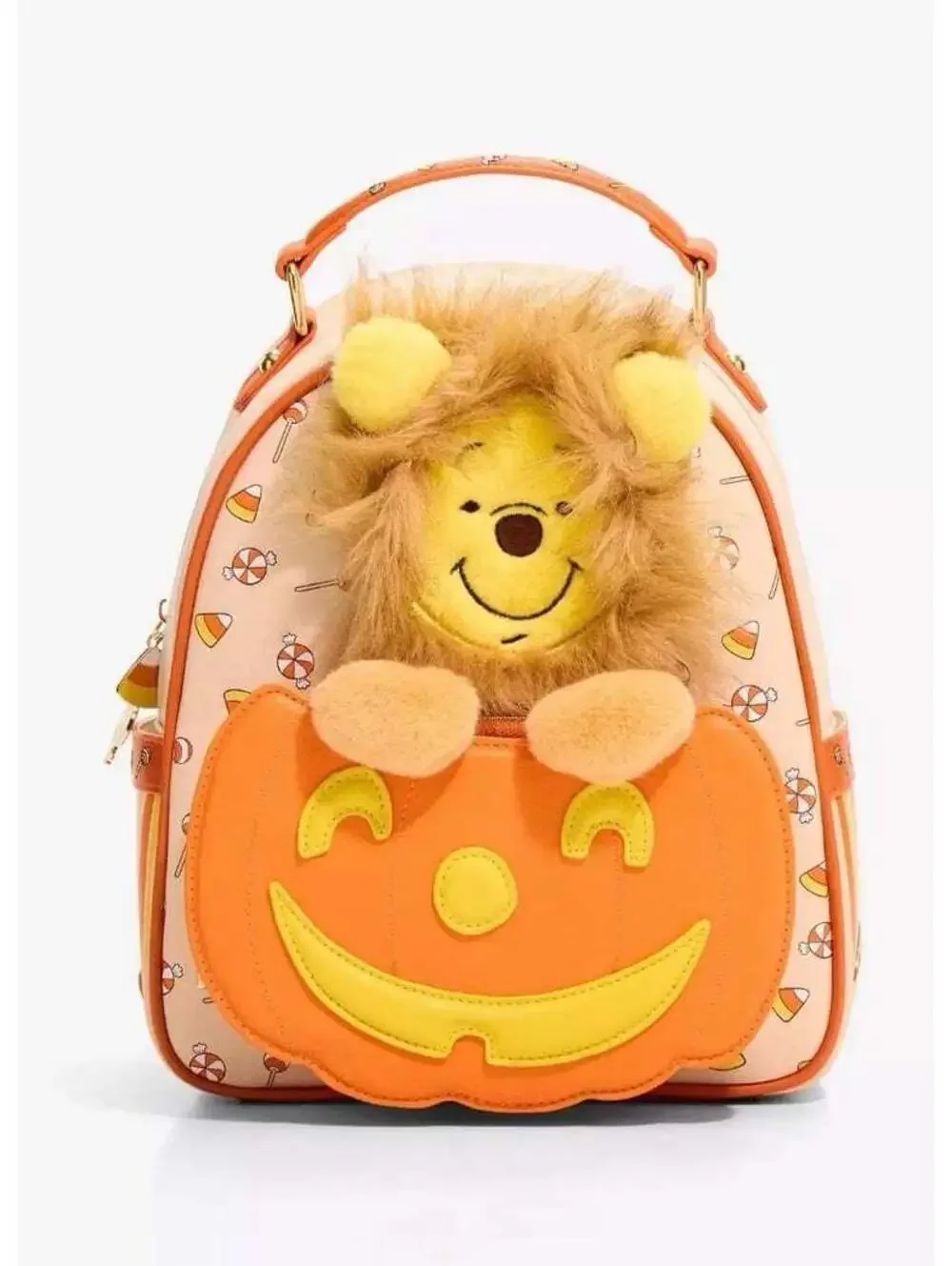 Disney Winnie the Pooh Lion Pooh Bear Pumpkin Mini Backpack